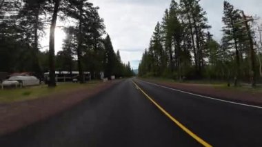 Volkanik miras sahnesi Odessa 03 Arka Manzara 140 Doğuya giden Oregon ABD