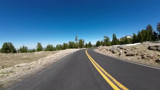 Lassen Volcanic Lassen Peak Rear View Driving Plates Volcanic Legacy Videoklip