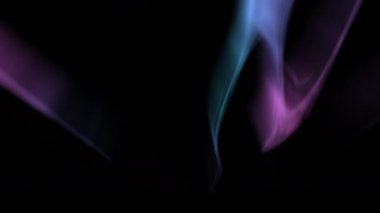 Parlayan Aurora Mor ve Mavi Döngü Arkaplanı