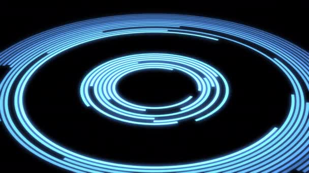 Arc Offset Audio Reactive Equalizer Sininen X60 Astetta Suuri Loop kuvapankin filmiä