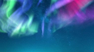 Aurora ve Samanyolu Galaksisi Zaman Hızı Galaksisi Sarılması