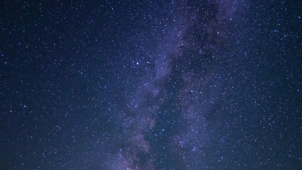 Delta Aquarids Meteor Shower Milky Way Galaxy Southwest Sky Whitney — Wideo stockowe