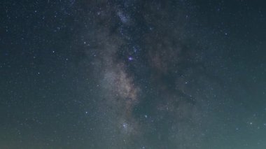 Astrofotografi: Samanyolu Galaksisi Güney Gökyüzü Sierra Nevada Dağı üzerinde Kaliforniya Birleşik Devletleri Zaman Hızı 01