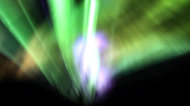 Aurora Dans Eden Renkler Sarı Yeşil Canlandırma