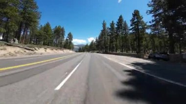 Tahoe Gölü Sahnesi Byway Zephyr Koyu eyalet hattı 04 Önden Sürücü Plakası 50 Batı Nevada