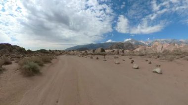 Kaliforniya Çölü Off Road Front 15 Alabama Hills E Sierra California ABD