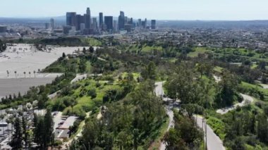 Los Angeles Şehir Merkezi, Angeles Point Hava Atışı R Elysian Park, Kaliforniya ABD