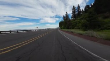 Volkanik Miras Manzarası Yukarı Klamath Gölü 01 Ön Manzarası 140 Doğu Yakası Sürücü Plakası Oregon