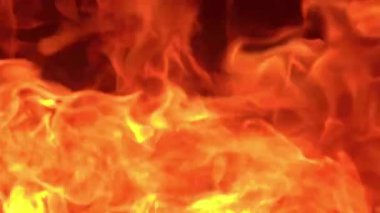 Göz kamaştırıcı Ateş Dansı Süper Yavaş Hareket 1000fps