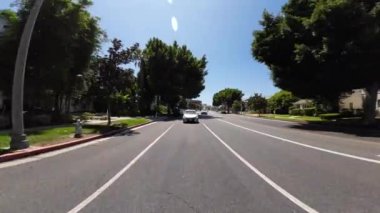 Los Angeles Olimpiyat Bulvarı Beverly Hills Arka Manzarası 03, Beverly Dr sürücü plakası Kaliforniya ABD