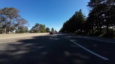 Sonoma İlçesi Otoyolu 101 Kuzey 03, Santa Rosa California 'nın Ön Manzara Sürücü Plakaları