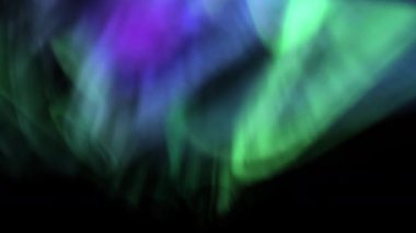 Gece Senfonisi Büyüleyici Aurora Döngü Animasyonu