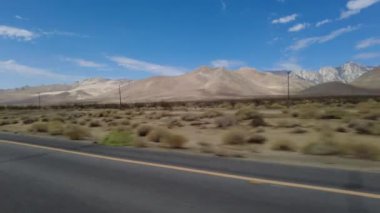 395 Kuzey Yolu, 3 Ridgecrest, Owens Gölü 03 L Çok Kameralı Araç Plakası Sierra Nevada California.