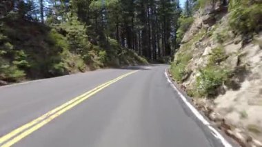 Yosemite Tioga Yolu 2. Şelale Turna Daire 09 Önü