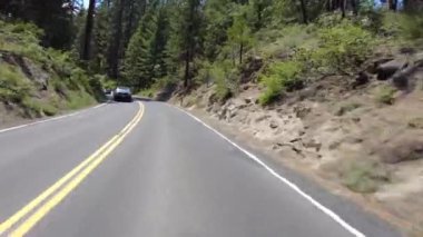 Yosemite Tioga Yolu 2. Şelale Turna Daire 08 Önü