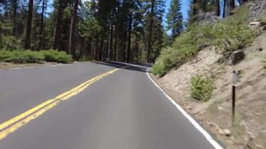 Yosemite Tioga Yolu 2. Şelale Turna Daire 07 Önü