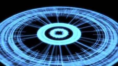 3B Dönen Tekerlek Dalgalanması X60 Derece L Mavi Canlandırma Döngüsü