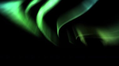 Aurora Döngüsü Parlayan Yeşil