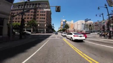 Hollywood Bulvarı, Doğu Yakası 07. Arka Görüş Vine St Driving Plate Kaliforniya ABD Ultra Geniş