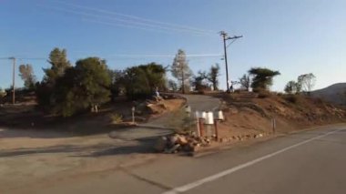 Isabella Gölü 4 Kernville 03 3 Çeyrek R Çok Kameralı Günbatımı Plaka Sierra Nevada California Dağı ABD