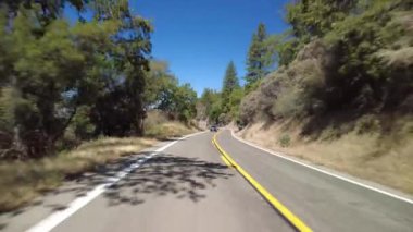 Kings Canyon Manzarası Batı Kısmı 12 Doğu Yakası Çok Kameralı Arka Görüntü Sürücü Plakası Sierra Nevada California Mt. ABD