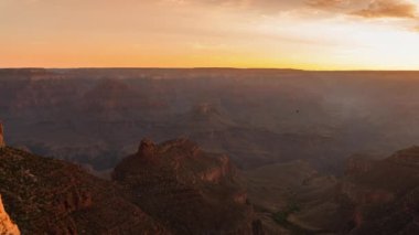 Büyük Kanyon Güney Rim Gündoğumu Süresi Son Dakika Pan R Arizona ABD