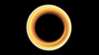 Çember Çizgisi Dalgalanması S Altın Canlandırma Döngüsü