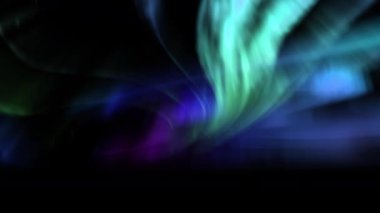 Aurora Fantasia Göksel Dans Döngüsü Canlandırması