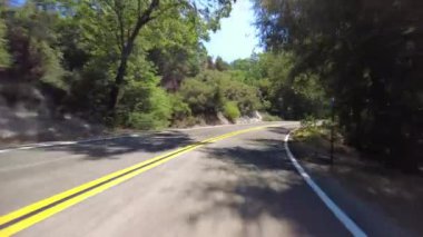 Kings Canyon Manzarası Batı Kısmı 14 Doğu Yakası Çok Kameralı Önden Sürücü Plakası Sierra Nevada California Dağı ABD