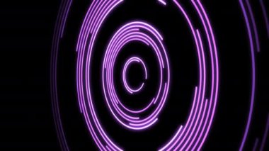 3D Arc Offset D Ses Reaktif Ekolayzır Mor Y50 Derece Büyük VJ Döngü Animasyonu 02