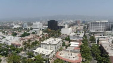 Beverly Hills Hava Çekimi La Cienega Bulvarı L Los Angeles California ABD