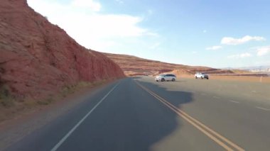 Plakalı Powell Gölü Lakeshore Dr S 11 Arka Görüş Arizona Güneybatı ABD