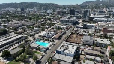 Hollywood Havacılık Çekimi Cahuenga Bulvarı İleri Eğil