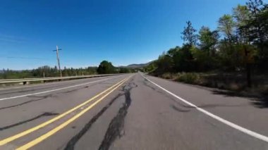 Oregon Rogue Umpqua Sahnesi. Byway Kartal Noktası 03 Ön Manzara 62 Doğu yönünde Kuzey Batı yönünde.