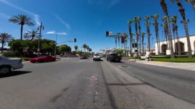 Los Angeles Merkez İstasyonu Alameda St Northbound 01 Önden Sürücü Plakası Kaliforniya