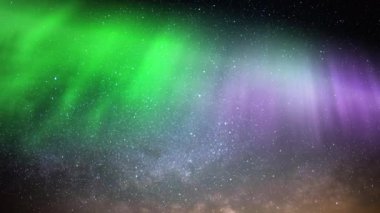 Aurora Samanyolu Galaksisi İlkbahar Gökyüzü 17 'de Zaman Kaybı