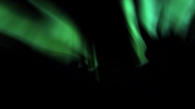 Kuzey Işıkları Aurora Borealis Yeşil Canlandırma Döngüsü 2