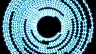 Ark Ofset E Mavi Büyük VJ Döngü Animasyonu 02