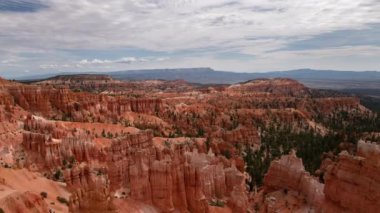 Bryce Kanyonu Günbatımı Pan L Utah ABD 'den Navajo Döngü Yolu