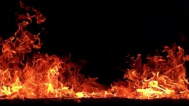 Süper Yavaş Çekimde Ateş Çukuru 1000fps