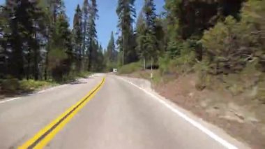 Kings Canyon Yolu 'nun Yüksek Süratli Sürüşü Doğu Bölümü 02. Doğu Cephesi Kaliforniya Birleşik Devletleri