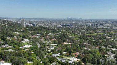 Beverly Hills 'ten Los Angeles Şehir Merkezi Kaliforniya' daki New Angle R 'den Cityscape