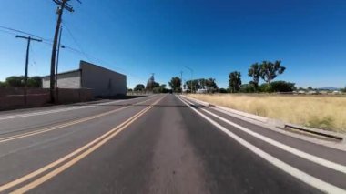 Oregon Klamath Şelalesi Otoyolu 39 Güney 01 Güney Önü Sürücü Plakası ABD Ultra Geniş