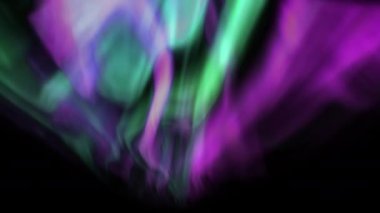 Aurora Sihirli Yolculuk Yeşil ve Mor Döngü