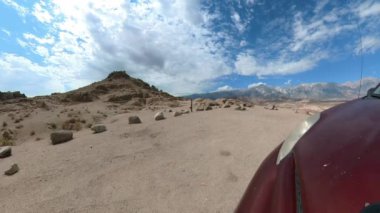 California Çölü Off Road Driving Quarter R 19 Alabama Hills E Sierra California ABD