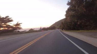Big Sur Pasifik Sahil Karayolu 8 Pfeiffer Sahili 'nden Carmel' e Deniz 21 Cephe Görüntüsü Multicam Sürücü Plakası Kaliforniya ABD