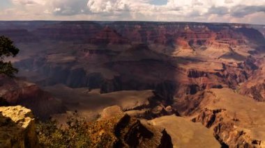 Arizona 'daki Güney Rim Köyü' nden Büyük Kanyon Görüntüsü