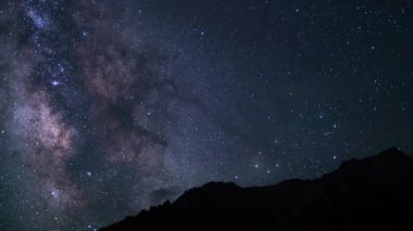 Delta Aquarids Meteor Yağmuru ve Samanyolu Galaksisi Bulutları Whitney Dağı üzerinde 50 mm Güney Gökyüzü Mor Sierra Nevada ABD