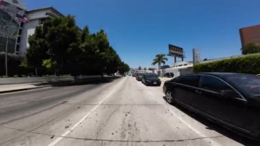 Beverly Hills La Cienega Bulvarı 06. Arka Manzara Clifton Yolu Kaliforniya Ultra Geniş Plakası