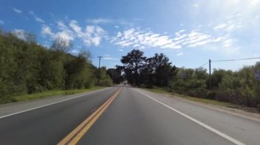 Big Sur Pasifik Sahil Otoyolu 1 Monterey 'den Bixby Köprüsü 01 Front View Multicam Sürücü Plakası Kaliforniya ABD